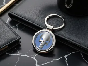Mens Best Keyring Tag Metallic Force